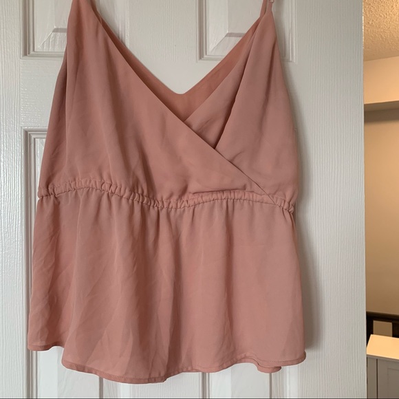Aritzia Babaton Pink V-neck Warren Cami - Picture 4 of 10